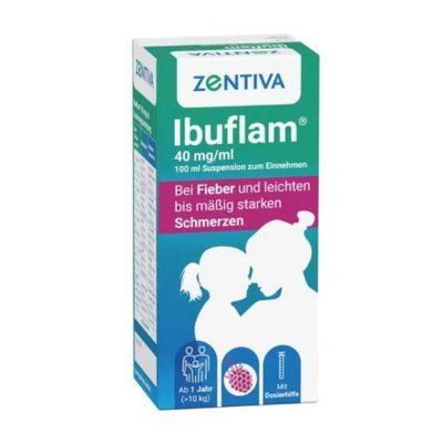 Нурофен ФОРТЕ дитячий сироп Ibuflam 40mg/ml, 100ml 1330209 фото