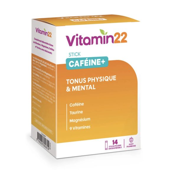 Vitamin'22 кофеин плюс cafeine + энергии и силы, 14st