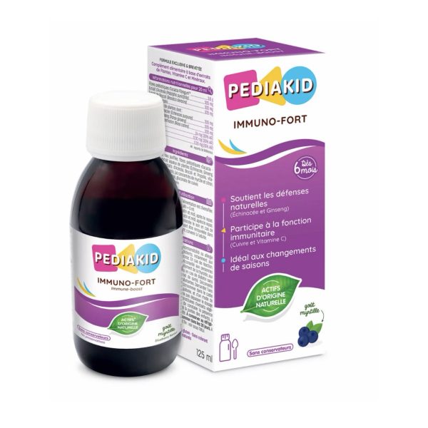 Сироп иммуноукрепляющий PEDIAKID IMMUNO-FORT, 125мл