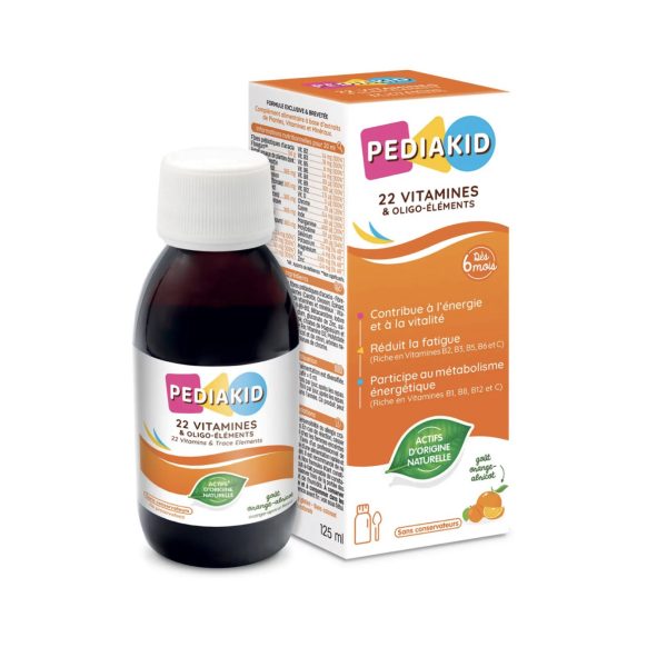 Сироп для здорового фізичного розвитку PEDIAKID 22 VITAMINES & OLIGO-ELEMENTS, 125мл