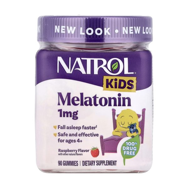 Дитячий мелатонін Natrol Kids 1 мг (90 шт) — желейки для сну