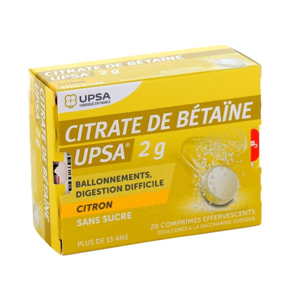 Цитрат бетаїну Citrate de Betaine UPSA — від важкості та здуття шлунка