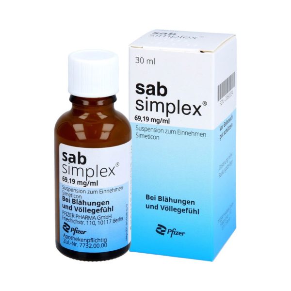Саб симплекс від здуття й газів Sab simplex, 30ml