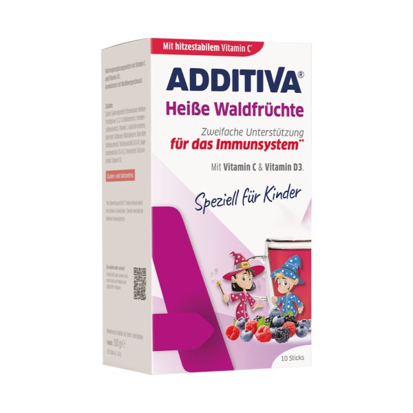Детский витаминный чай Additiva Лесные ягоды 10 саше от простуды