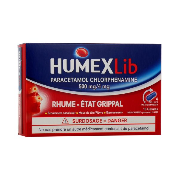 Хьюмер капсули від застуди та нежитю HumexLib — Франція
