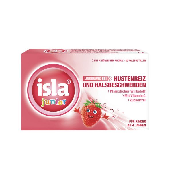 Ісла Isla Junior льодяники для горла, 20st