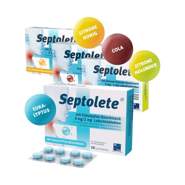 Септолете Septolete от боли в горле, 16st