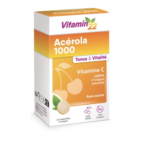 Натуральный витамин С ацерола 1000 vitamin’22, 24st