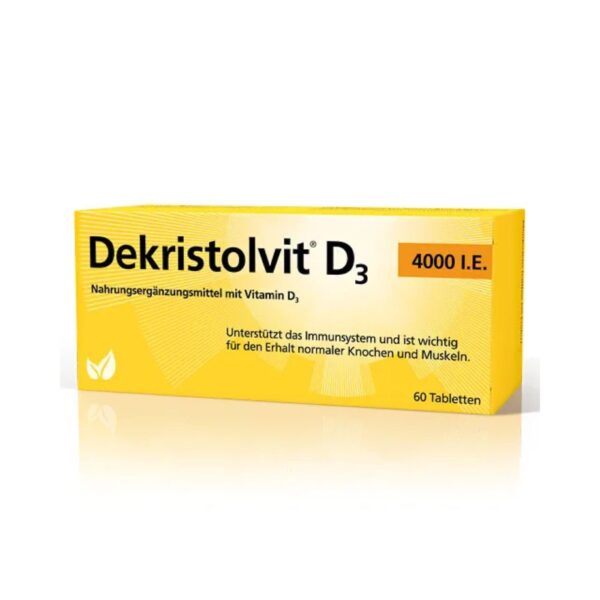Декрістол Д3 Dekristolvit D3 4.000 I.E., 60st