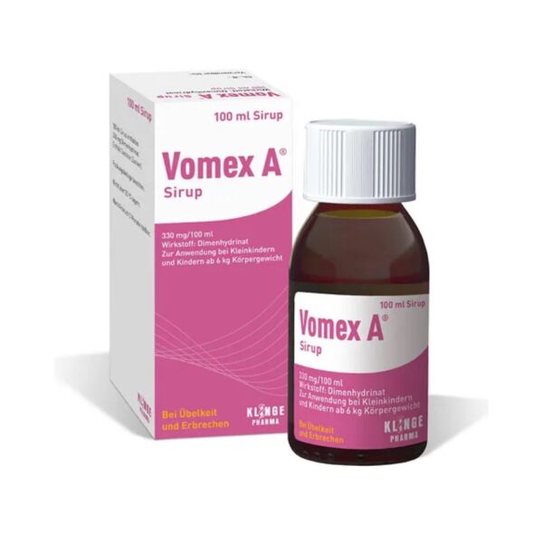 Драміна сироп Vomex A від нудоти, блювання та захитування, 100ml