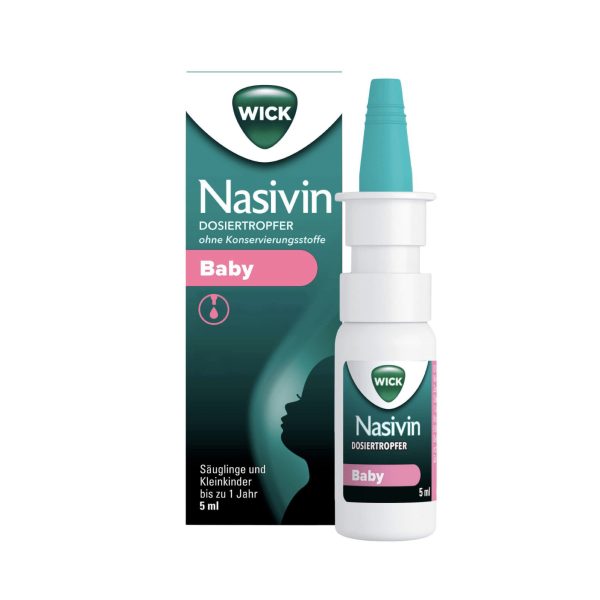 Називін дитячі краплі Nasivin Baby, 5ml