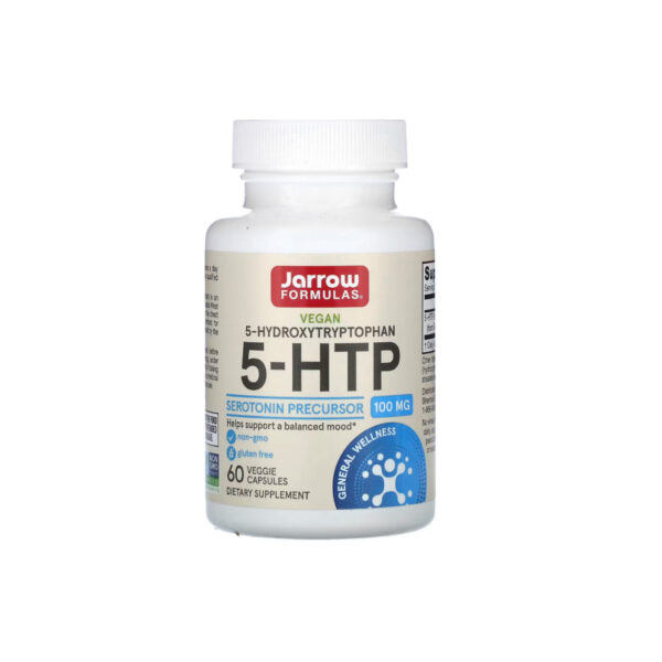 Jarrow Formulas 5-HTP 100 мг (60 капсул) — для сна, настроения и контроля аппетита