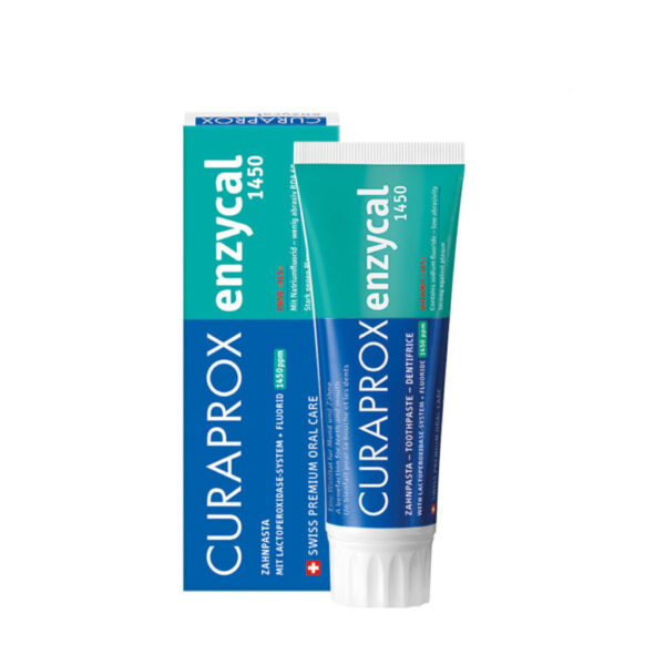 Зубная паста Curaprox Enzycal 1450 ppm 75 мл — без SLS