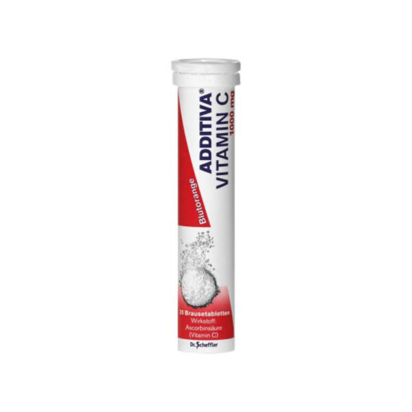 Витамин С шипучие таблетки Additiva Vitamin C (красного апельсина), 20st