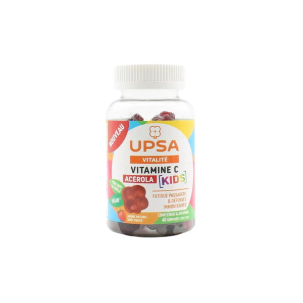 Дитячий вітамін С з ацероли UPSA Vitalite Vitamine C Acerola Kids, 60st