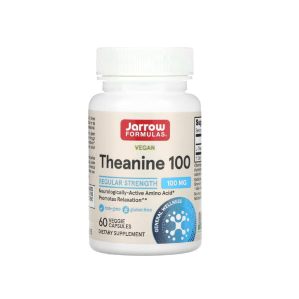 Теанін Jarrow Formulas Theanine 100 мг (60 капсул) — від тривоги та для концентрації
