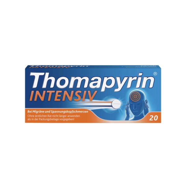 Цитрамон від головного болю, мігрені Thomapyrin  Intensiv, 20st