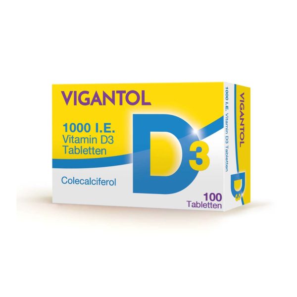 Вігантол вітамін Д3 Vigantol 1.000 I.E. Vitamin D3, 100st