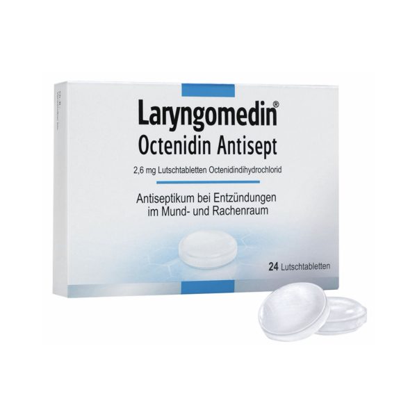 Laryngomedin Octenidin Antisept Ларингомедин льодяники від ангіни, 24st