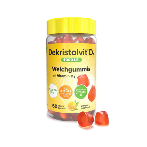 Декрістол Гаммі Вітамін Д3 мармеладки, Dekristolvit D3 1000 I.Е., 60st