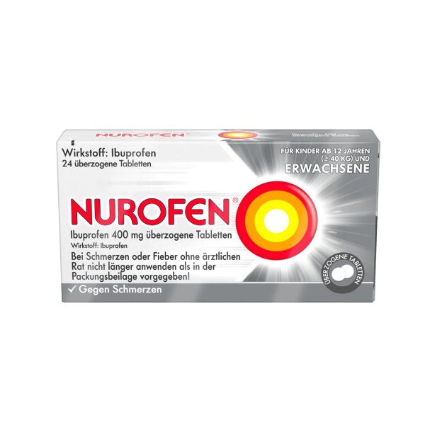 Нурофен форте ибупрофен 400мг, Nurofen 400mg, 24st
