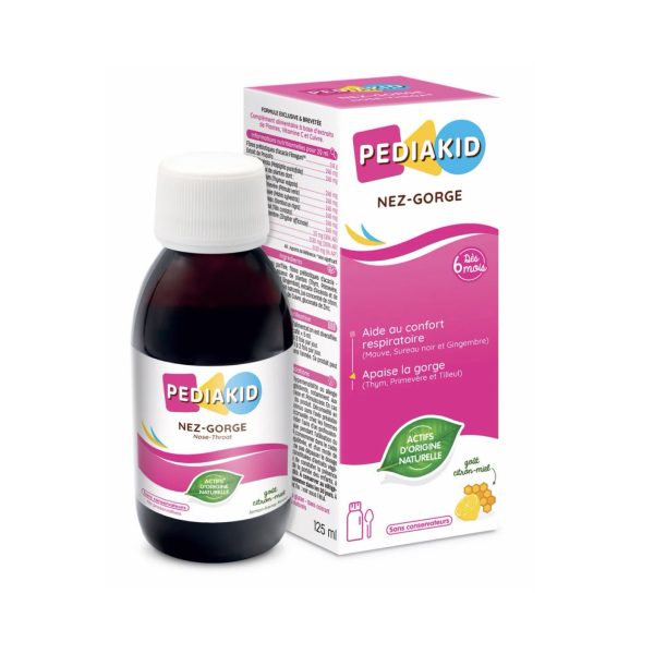 Педиакид Pediakid сироп для снятия воспаления носа и горла, 125ml