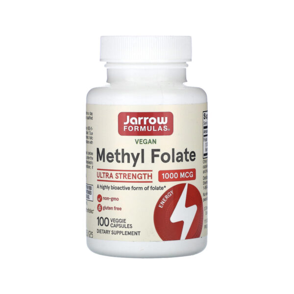 Фолієва кислота у вигляді метилфолат Jarrow Formulas, Methyl Folate 1000mcg, 100st