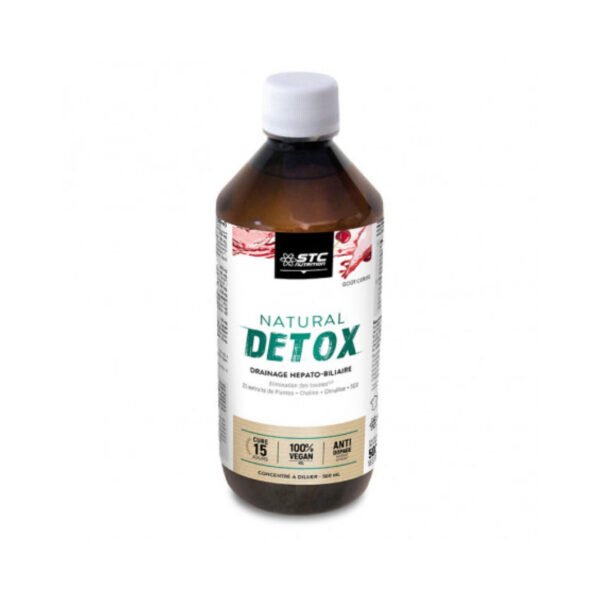 Дренаж печінки та жовчі, виведення токсинів, STC natural detox натурал детокс, 500ml