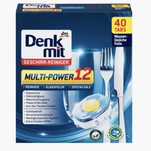 Denkmit Tabs Multi-Power 12 таблетки для посудомоечных машин 40st