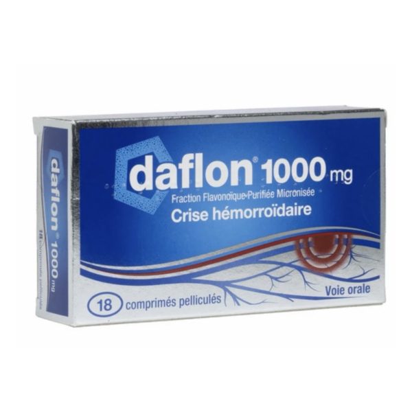 Детралекс Daflon Дафлон 100мг від геморою, 18st