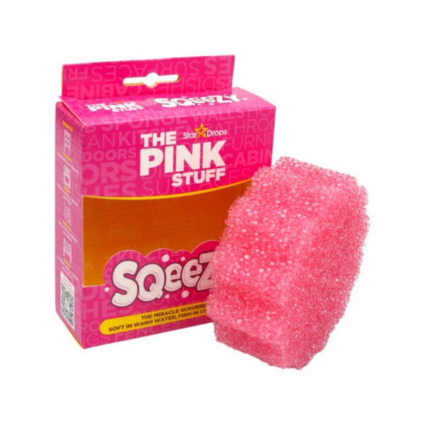 Губка для прибирання універсальна скрубер The Pink Stuff Sqeezy Miracle Scrubber