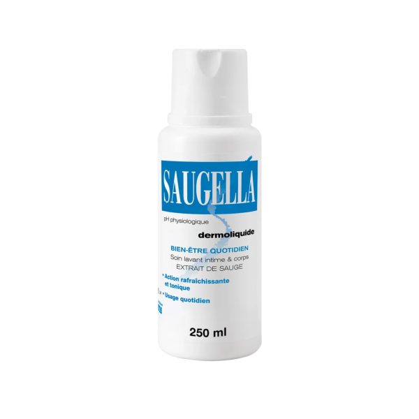 Saugella Dermoliquide гель для ежедневной интимной гигиены (250 мл) с шалфеем