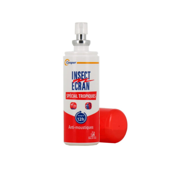 Репеллентный от комаров, клещей, мух и мошек Insect Ecran Anti Moustique Spécial Tropiques, 75ml