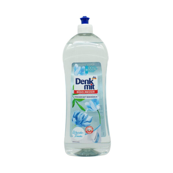 Вода для облегчения глажки и ароматизации тканей Denkmit Bügelwasser, 1L