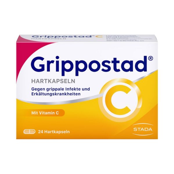 Grippostad C Гриппостад С  капсулы от гриппа и простуды 12+