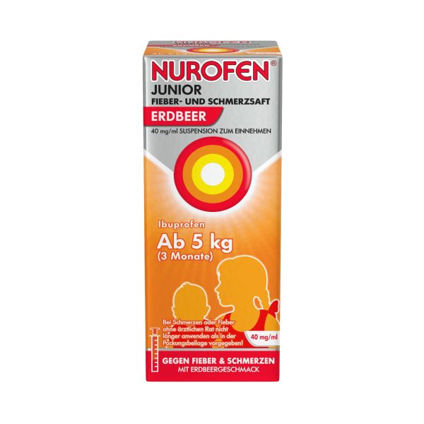 Нурофен ФОРТЕ дитячий сироп Nurofen Junior 40mg/ml, 100ml