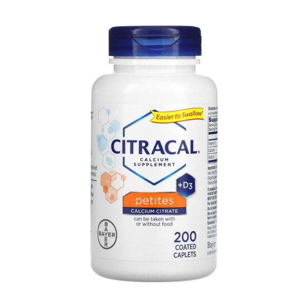 Bayer Цитрат кальция Bayer Citracal Calcium Supplement + D3 легкое глотание - поддерживают крепкие кости, старение костей, 200st