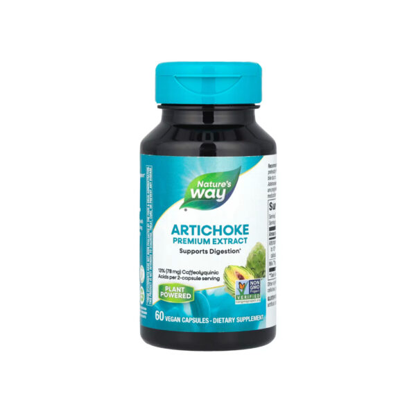Артишок Nature's Way, 60 капсул — Травлення та відтік жовчі