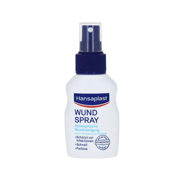 Стерильний спрей для очищення ран Hansaplast Wundspray — не щипає