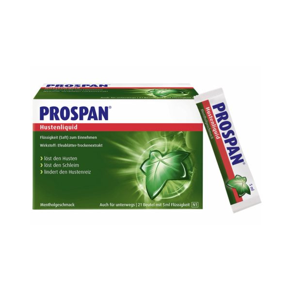 Проспан від кашлю сироп у стіку, Prospan Hustenliquid, 21X5ml