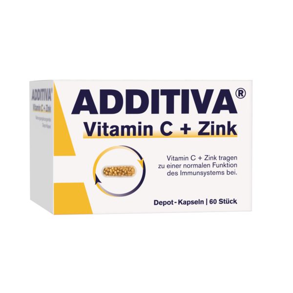 Витамин С + цинк Additiva Vitamin C+Zink, 60st