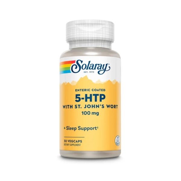 Solaray 5-HTP с зверобоем (30 капсул) — для настроения и сна
