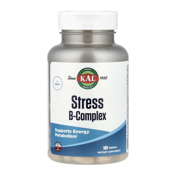 KAL Stress B-Complex, 100 табл — комплекс витаминов B от стресса