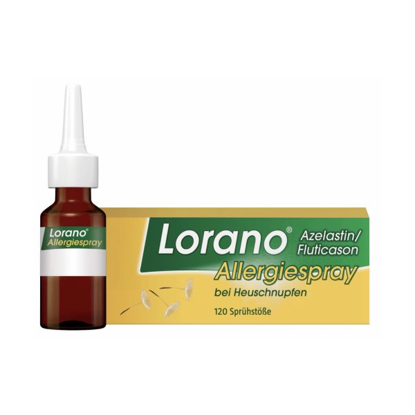 Лорано спрей от аллергии Lorano Azelastin Fluticason — азеластин и флутиказон