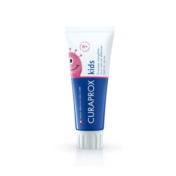 Детская зубная паста Curaprox Kids 6+ 1450 ppm 60 мл Швейцария